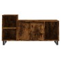 TV stand made of smoked oak plywood, measuring 100x35x55 cm. by , TV Furniture - Ref: Foro24-831329, Price: 65,51 €, Discount: %