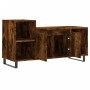 TV stand made of smoked oak plywood, measuring 100x35x55 cm. by , TV Furniture - Ref: Foro24-831329, Price: 65,51 €, Discount: %