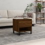 Engineered wood brown oak coffee table 50x46x50 cm by , Coffee table - Ref: Foro24-830938, Price: 48,99 €, Discount: %