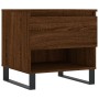 Mesa de centro madera de ingeniería roble marrón 50x46x50 cm de , Mesas de centro - Ref: Foro24-830938, Precio: 40,31 €, Desc...