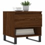 Engineered wood brown oak coffee table 50x46x50 cm by , Coffee table - Ref: Foro24-830938, Price: 48,99 €, Discount: %