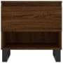 Mesa de centro madera de ingeniería roble marrón 50x46x50 cm de , Mesas de centro - Ref: Foro24-830938, Precio: 40,31 €, Desc...