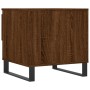 Mesa de centro madera de ingeniería roble marrón 50x46x50 cm de , Mesas de centro - Ref: Foro24-830938, Precio: 40,31 €, Desc...