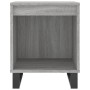 Bedside table 2 units engineered wood gray Sonoma 40x35x50 cm by , Nightstands - Ref: Foro24-830745, Price: 47,29 €, Discount: %