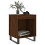 Bedside tables 2 units engineered wood brown oak 40x35x50 cm by , Nightstands - Ref: Foro24-830747, Price: 47,14 €, Discount: %