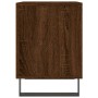 Bedside tables 2 units engineered wood brown oak 40x35x50 cm by , Nightstands - Ref: Foro24-830747, Price: 47,14 €, Discount: %