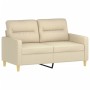 2-seater sofa with cream fabric cushions 120 cm by , Sofas - Ref: Foro24-3200815, Price: 245,99 €, Discount: %