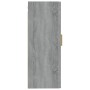 Engineered wood Sonoma gray wall cabinet 35x34x90 cm by , Shelves and shelves - Ref: Foro24-817451, Price: 48,56 €, Discount: %