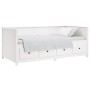 Solid white pine wood sofa bed 100x200 cm by , Beds and slatted bases - Ref: Foro24-820897, Price: 364,75 €, Discount: %