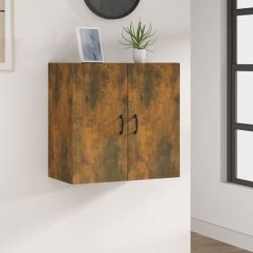 Smoked oak plywood wall cabinet 60x31x60 cm by , Lockers and storage cabinets - Ref: Foro24-817594, Price: 57,61 €, Discount: %