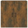 Smoked oak plywood wall cabinet 60x31x60 cm by , Lockers and storage cabinets - Ref: Foro24-817594, Price: 62,25 €, Discount: %