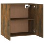 Smoked oak plywood wall cabinet 60x31x60 cm by , Lockers and storage cabinets - Ref: Foro24-817594, Price: 62,25 €, Discount: %