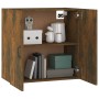 Smoked oak plywood wall cabinet 60x31x60 cm by , Lockers and storage cabinets - Ref: Foro24-817594, Price: 62,25 €, Discount: %