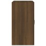 Armario de pared madera contrachapada marrón roble 60x31x60 cm de , Taquillas y armarios de almacenamiento - Ref: Foro24-8175...