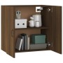 Brown oak plywood wall cabinet 60x31x60 cm by , Lockers and storage cabinets - Ref: Foro24-817596, Price: 68,07 €, Discount: %