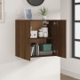 Brown oak plywood wall cabinet 60x31x60 cm by , Lockers and storage cabinets - Ref: Foro24-817596, Price: 68,07 €, Discount: %