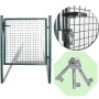 Powder Coated Steel Fence Gate by vidaXL, garden gates - Ref: Foro24-142030, Price: 152,74 €, Discount: %