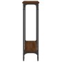 Engineered wood brown oak console table 100x22.5x75 cm by , Side tables - Ref: Foro24-834019, Price: 41,64 €, Discount: %