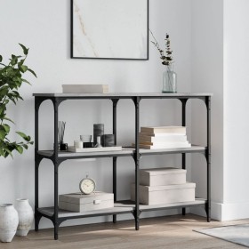 Engineered wood gray Sonoma console table 100x29x75 cm by , Side tables - Ref: Foro24-834103, Price: 54,99 €, Discount: %