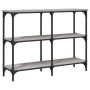 Mesa consola madera de ingeniería gris Sonoma 100x29x75 cm de , Mesas auxiliares - Ref: Foro24-834103, Precio: 53,41 €, Descu...