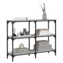 Mesa consola madera de ingeniería gris Sonoma 100x29x75 cm de , Mesas auxiliares - Ref: Foro24-834103, Precio: 54,99 €, Descu...