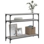 Engineered wood gray Sonoma console table 100x29x75 cm by , Side tables - Ref: Foro24-834038, Price: 50,71 €, Discount: %