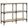 Engineered wood Sonoma oak console table 100x29x75 cm by , Side tables - Ref: Foro24-834101, Price: 52,61 €, Discount: %