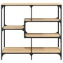 Mesa consola madera contrachapada roble Sonoma 103x32x95 cm de , Mesas auxiliares - Ref: Foro24-833951, Precio: 74,75 €, Desc...