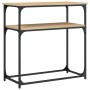 Mesa consola madera de ingeniería roble Sonoma 75x35,5x75 cm de , Mesas auxiliares - Ref: Foro24-834071, Precio: 45,11 €, Des...