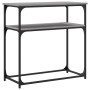 Engineered wood gray Sonoma console table 75x35.5x75 cm by , Side tables - Ref: Foro24-834073, Price: 46,50 €, Discount: %