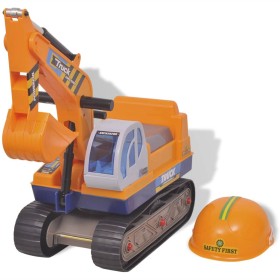 yellow plastic excavator ride-on by vidaXL, Pedal or push vehicles - Ref: Foro24-100089, Price: 47,67 €, Discount: %