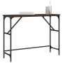 Mesa consola madera de ingeniería marrón roble 100x32x75 cm de , Mesas auxiliares - Ref: Foro24-834059, Precio: 37,41 €, Desc...