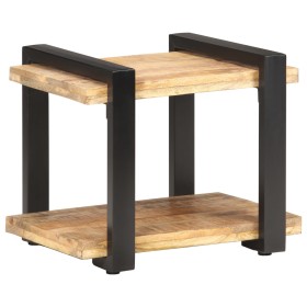 Mesita de noche de madera de mango rugosa 50x40x40 cm de vidaXL, Mesitas de noche - Ref: Foro24-320490, Precio: 85,99 €, Desc...