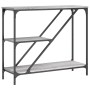 Mesa consola madera de ingeniería gris Sonoma 88,5x30x75 cm de , Mesas auxiliares - Ref: Foro24-835482, Precio: 44,64 €, Desc...