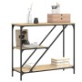 Mesa consola madera de ingeniería roble Sonoma 88,5x30x75 cm de , Mesas auxiliares - Ref: Foro24-835480, Precio: 49,85 €, Des...