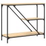 Mesa consola madera de ingeniería roble Sonoma 88,5x30x75 cm de , Mesas auxiliares - Ref: Foro24-835480, Precio: 49,85 €, Des...