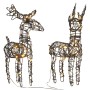 Christmas reindeer 4 units rattan 240 warm white LEDs by , Christmas lights - Ref: Foro24-3200675, Price: 126,99 €, Discount: %