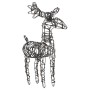 Christmas reindeer 4 units rattan 240 warm white LEDs by , Christmas lights - Ref: Foro24-3200675, Price: 124,59 €, Discount: %