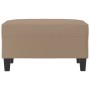 Cappuccino synthetic leather footstool 70x55x41 cm by , Ottomans - Ref: Foro24-349360, Price: 67,72 €, Discount: %