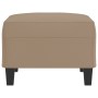 Cappuccino synthetic leather footstool 70x55x41 cm by , Ottomans - Ref: Foro24-349360, Price: 67,72 €, Discount: %