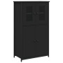 Tall black plywood sideboard 62x32x106.5 cm by , Sideboards - Ref: Foro24-834205, Price: 118,66 €, Discount: %