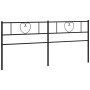 Cabecero de metal negro 193 cm de , Cabeceros y pies de cama - Ref: Foro24-355500, Precio: 31,46 €, Descuento: %