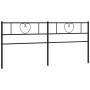 Cabecero de metal negro 193 cm de , Cabeceros y pies de cama - Ref: Foro24-355500, Precio: 31,46 €, Descuento: %