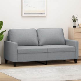 2-Sitzer-Sofa aus hellgrauem Stoff 140 cm von , Sofas - Ref: Foro24-359163, Preis: 237,89 €, Rabatt: %