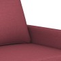 Two-seater red wine fabric sofa, 120 cm by , Sofas - Ref: Foro24-359161, Price: 227,54 €, Discount: %