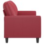 Two-seater red wine synthetic leather sofa, 120 cm by , Sofas - Ref: Foro24-359135, Price: 251,80 €, Discount: %