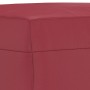 3-piece red dyed faux leather sofa set with cushions by , Sofas - Ref: Foro24-3201426, Price: 591,17 €, Discount: %