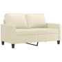 3-piece faux leather cream sofa set with cushions by , Sofas - Ref: Foro24-3201424, Price: 543,99 €, Discount: %