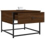 Engineered wood brown oak coffee table 51x51x40 cm by , Coffee table - Ref: Foro24-833979, Price: 40,99 €, Discount: %