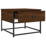 Engineered wood brown oak coffee table 51x51x40 cm by , Coffee table - Ref: Foro24-833979, Price: 40,99 €, Discount: %